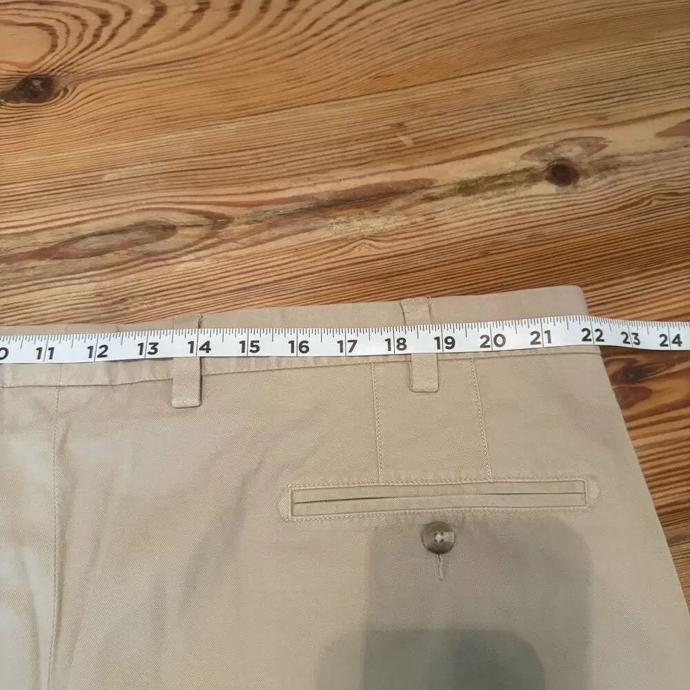 Peter Millar Chino Shorts 44L Khaki 12” Inseam Golf Preppy Vacation Tennis‎ EUC